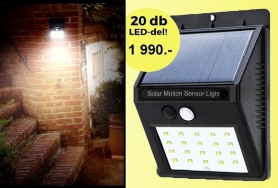 Mozgásérzékelős LED lámpa (x)