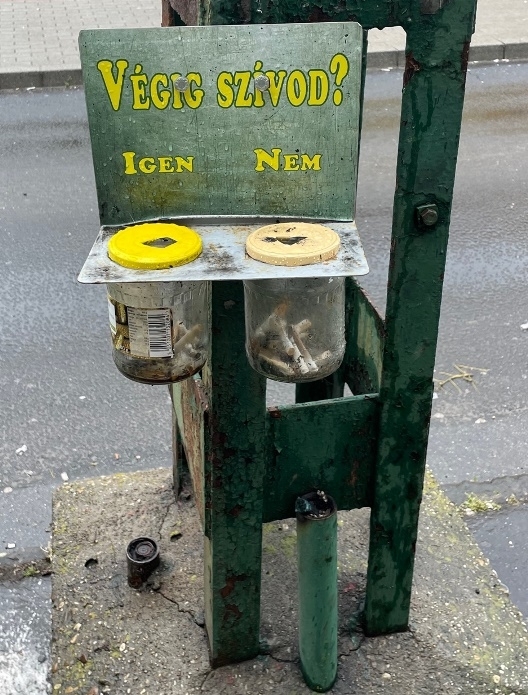 Kreatív hamutartó Csepelen