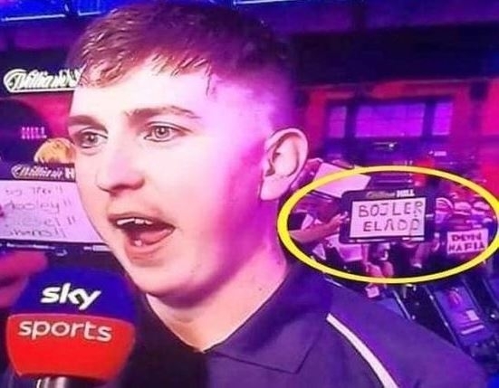 Magyar szurkolók a Darts-VB-n 🙂