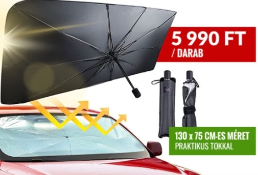 Összecsukható autós árnyékoló (x)