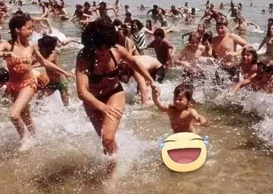 Amikor a strandon keresed a kutyádat, aki a Cápa névre hallgat