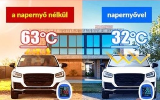 Autós napernyő - Nincs több hőkatlan és tűzforró kormány (x)