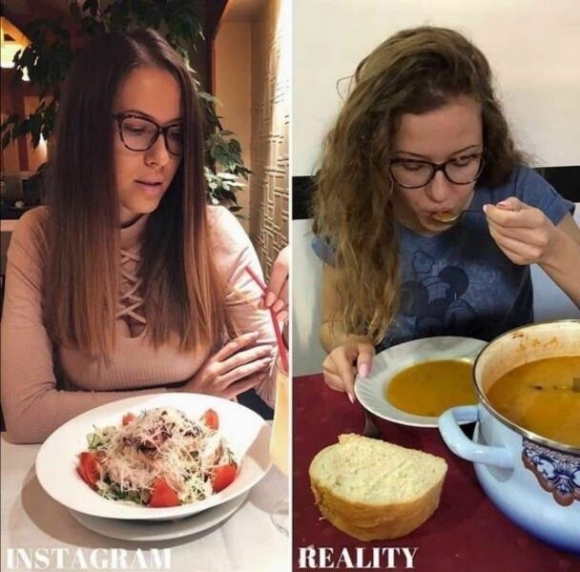 Instagram vs. Valóság