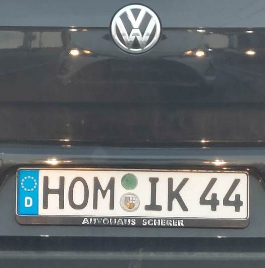 Egy német rendszám, amit mi magyarok megmosolygunk