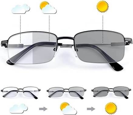 Fényre sötétedő multifokális szemüveg (x)