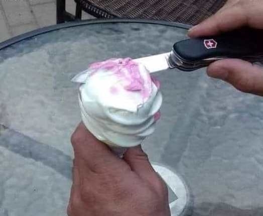 Láttam hogy eszed a fagyit