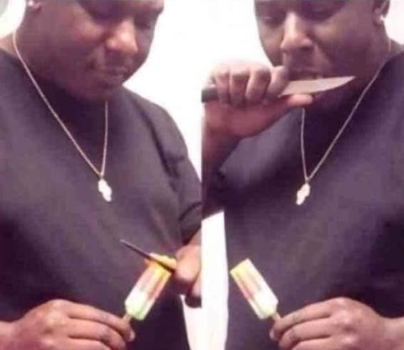 Hogyan edd a pálcikás fagyit, egy férfiakkal teli helyen