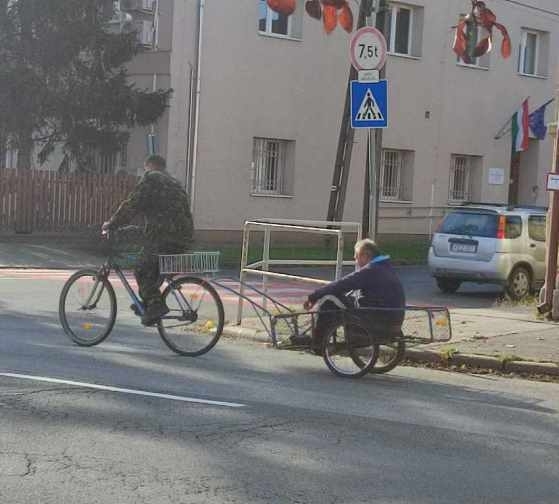 Pár napja a Nógrád megyei Balassagyarmaton látták a szállítót