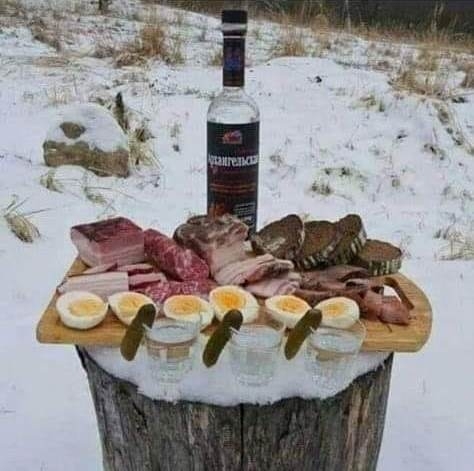 Orosz svédasztal vidéken