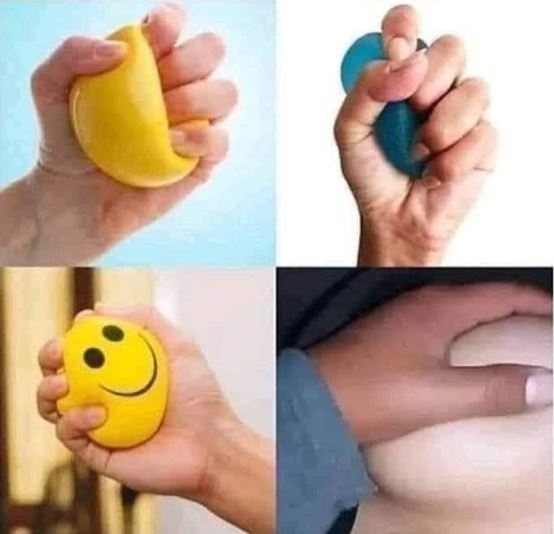 A stresszlabdák nyomkodása megnyugtatja az embert