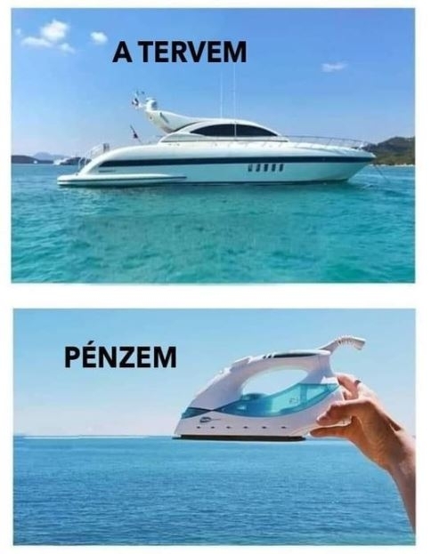 Tervem vs. anyagi lehetőségeim