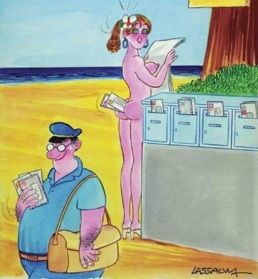 Eközben a nudista strandon