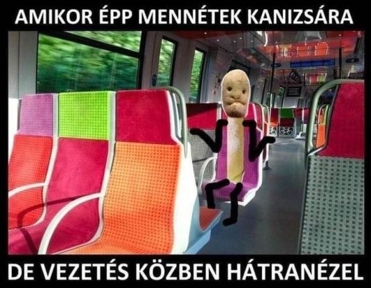 Elől ül a masiniszta