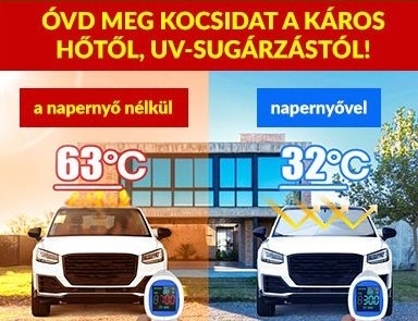 Összecsukható autós napernyő - Most verhetetlen áron (x)