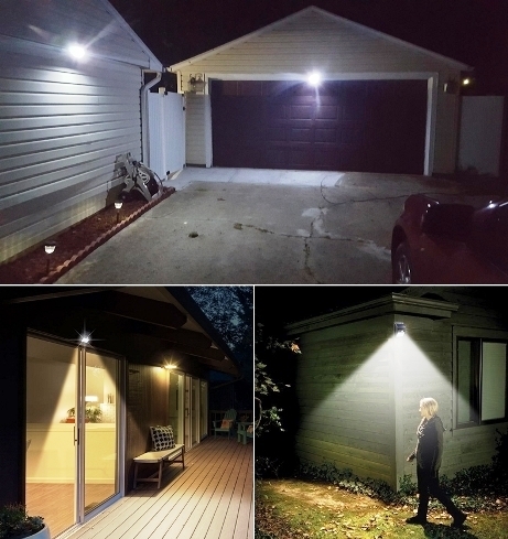 Napelemes, mozgásérzékelős LED lámpa - Készletkisöprés! (x)