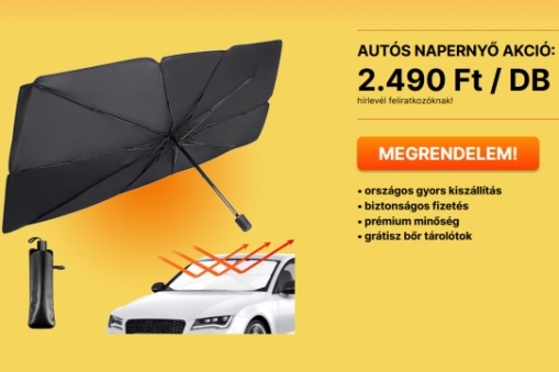 Hamarosan 70 fok is lehet autódban – így védd a melegtől! (x)