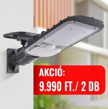 120W-os kültéri/utcai szolárlámpa! (x)