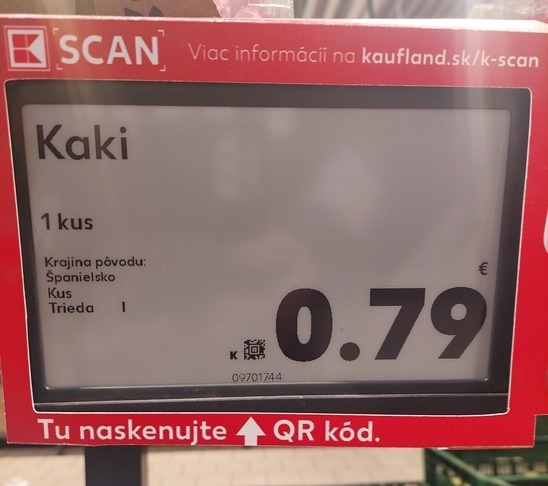 A Kauflandban most csak 79 cent a kaki