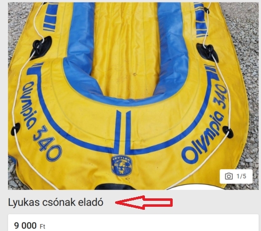 Befutott a nap ajánlata