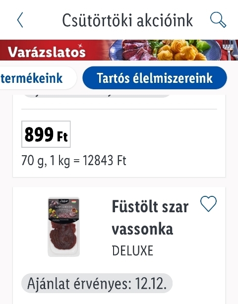 Akció van a Lidlben