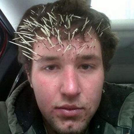 Felbosszantott a srác egy tarajos sült