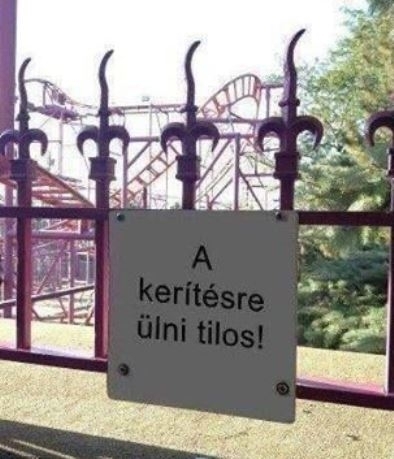 Vajon ki a tököm akarna erre ráülni?