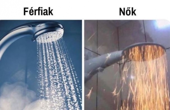 Olyan hideg van, veszek egy forró zuhanyt