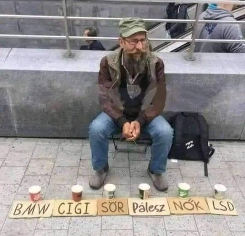 Van humora a bácsinak