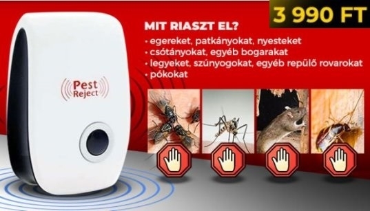 Pest Reject ultrahangos rovarriasztó (x)
