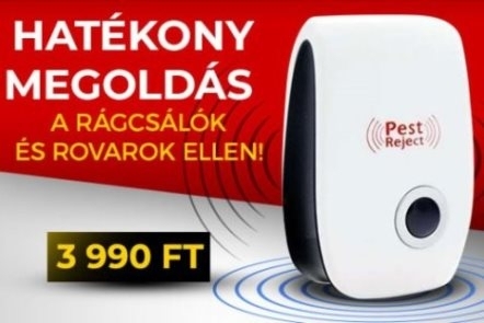 Ultrahangos rovar- és rágcsálóriasztó (x)