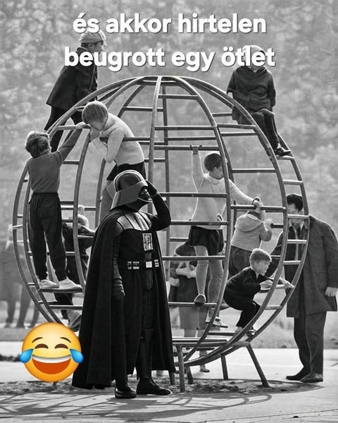 A kis Vader megvilágosodott