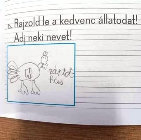 Reméljük, hogy ötöst kapott 🙂