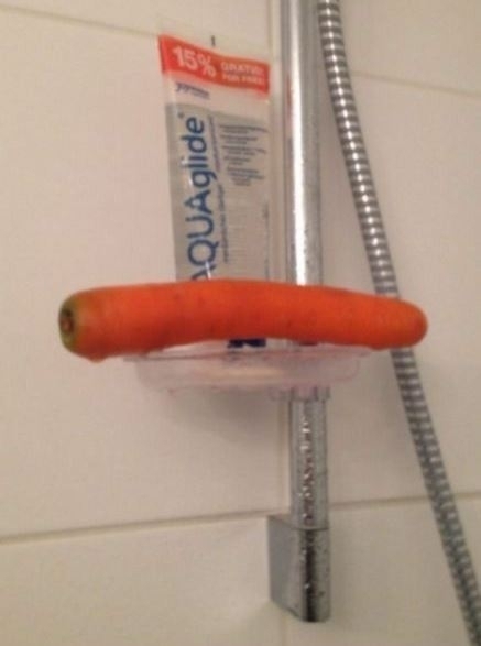 Nem is tudtam, hogy vannak emberek, akik répát esznek zuhanyzás közben