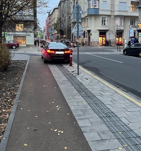 Parasztparkoló - Budapest, V.kerület, Markó utca