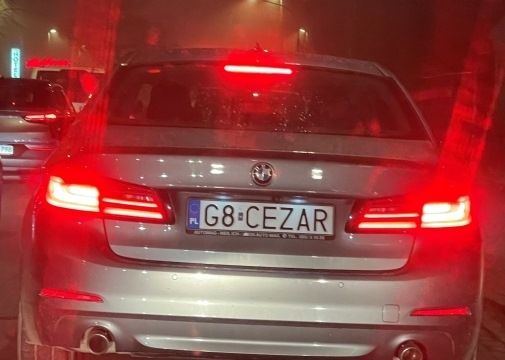 Beküldtek egy érdekes lengyel rendszámot