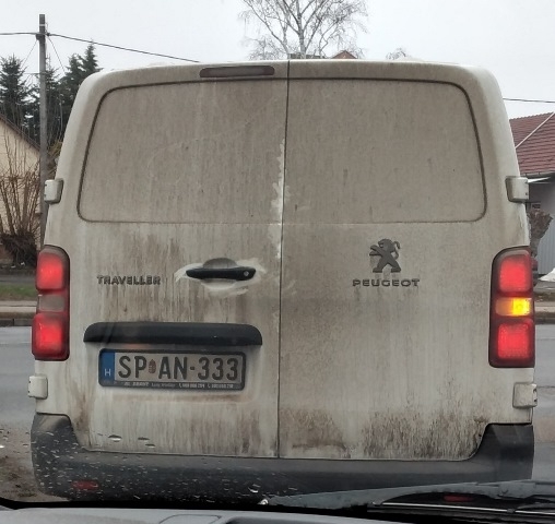 Jászberényben fotózták nekünk a nap rendszámát