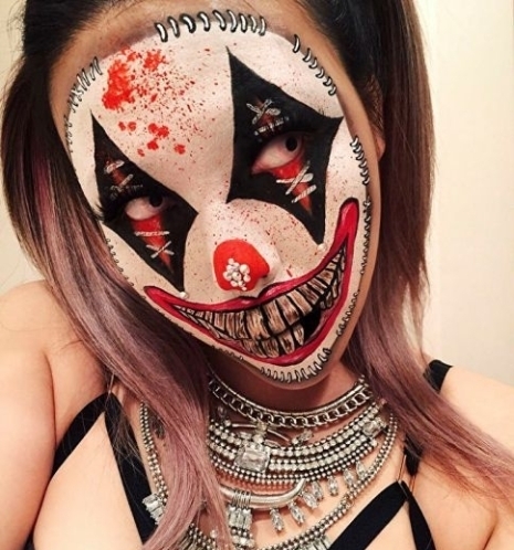 Egy újabb kissé bizarr arcfestés