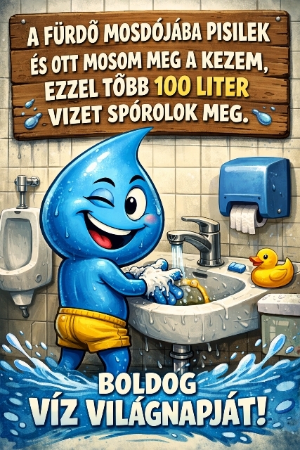 A víz világnapja - 2026. március 22., vasárnap