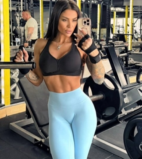 Egy gyors szelfi edzés közben