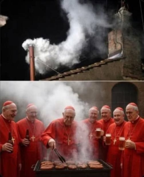 Mindenkit átvertek - Kamu volt a fumata bianca