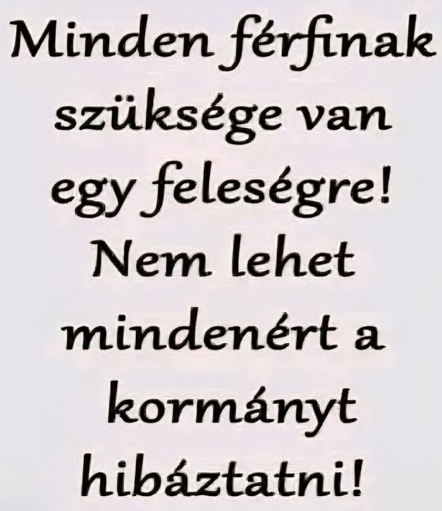 A poszt nem egy egyetemes igazság,