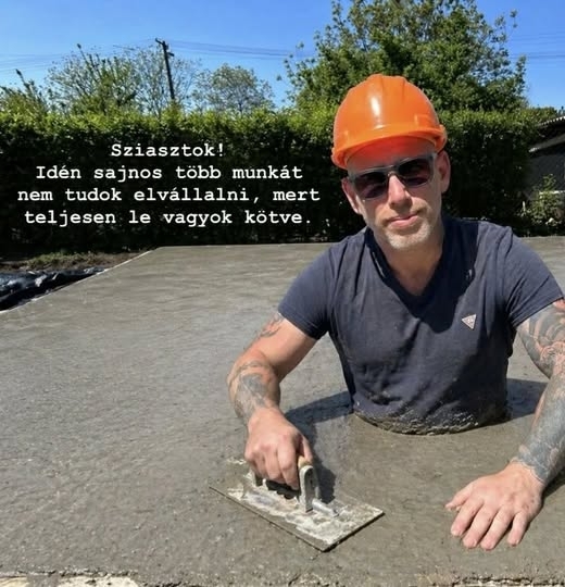 Üzent az kőműves mester