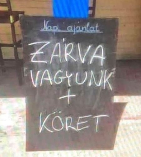 Ebéd megvolt?