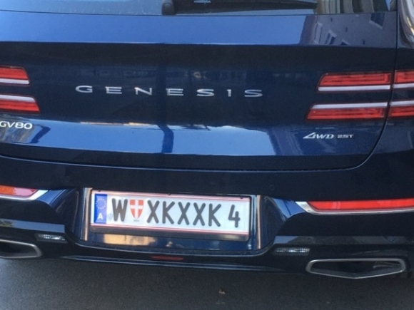 Egy érdekes osztrák rendszám