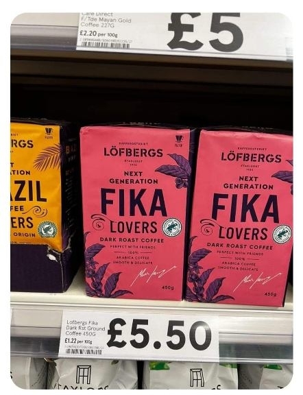 Egy számunkra vicces kávémárka