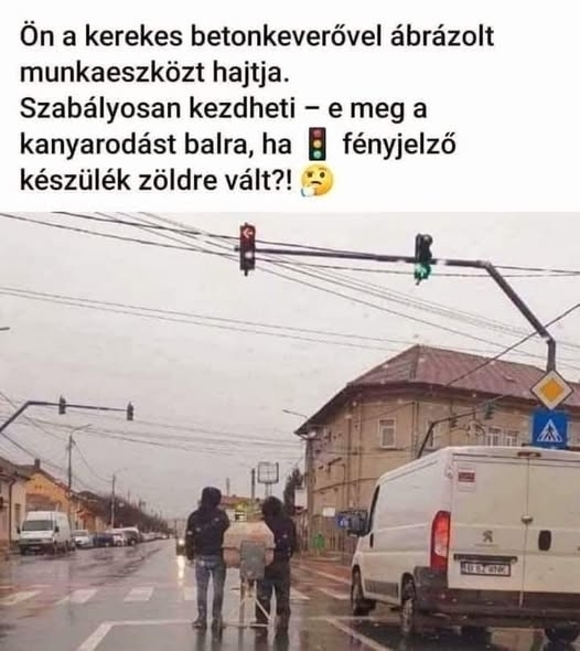 Befutott egy KRESZ kérdés