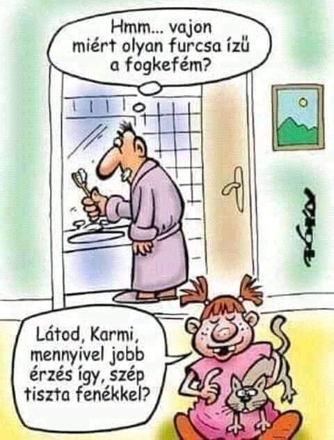 Szokatlan ízt tapasztalt az öreg ma reggel