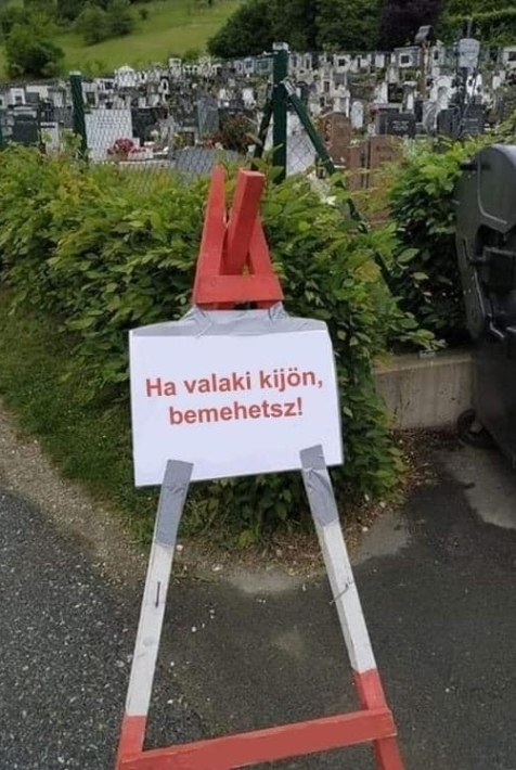 Egy kissé bizarr és félreérthető info
