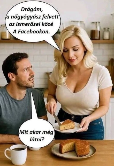 Felmerült egy kérdés a férj részéről