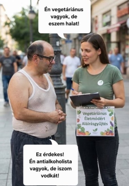 Érdekes választ kapott a hölgy aláírásgyűjtés közben